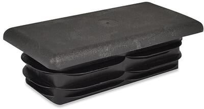 Disc Pluge Ractangular Lamellar plugs rectangular 90/50 x 2-4,5, PE, black | emico