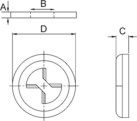 Snap-Ring Zeichnung