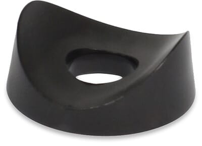 20 Distanziatori A Sella In Plastica Nera - Per Tubi Rotondi 20-23 Mm, Polietilene, 19x3x5.2 Mm - Foto 12