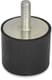 Gummi-Metall-Puffer AG M12x33