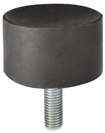 Gummi-Metall-Saugpuffer AG M12x37