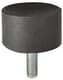 Gummi-Metall-Saugpuffer AG M12x37