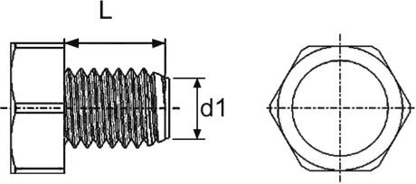 Sechskantschrauben ~DIN 933/931 M12x40 Zeichnung