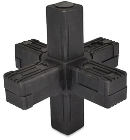 Steckverbinder 30x30 Wandstärke 2,0