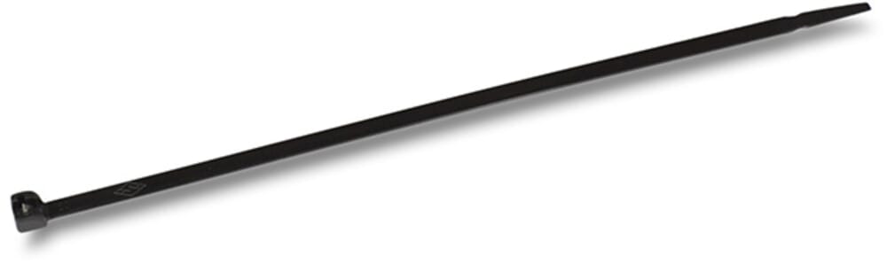 Kabelbinder mit Stahlzunge 4,8/290-300, PA 6.6, schwarz