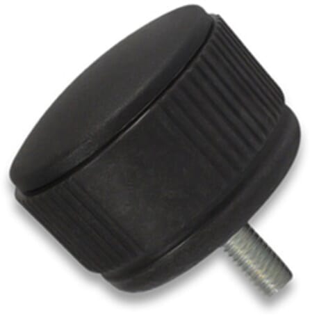 Rändelschrauben M10x40 / Kappe schwarz